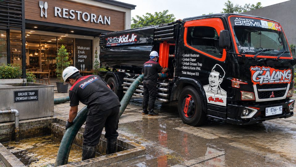 Sedot limbah restoran
